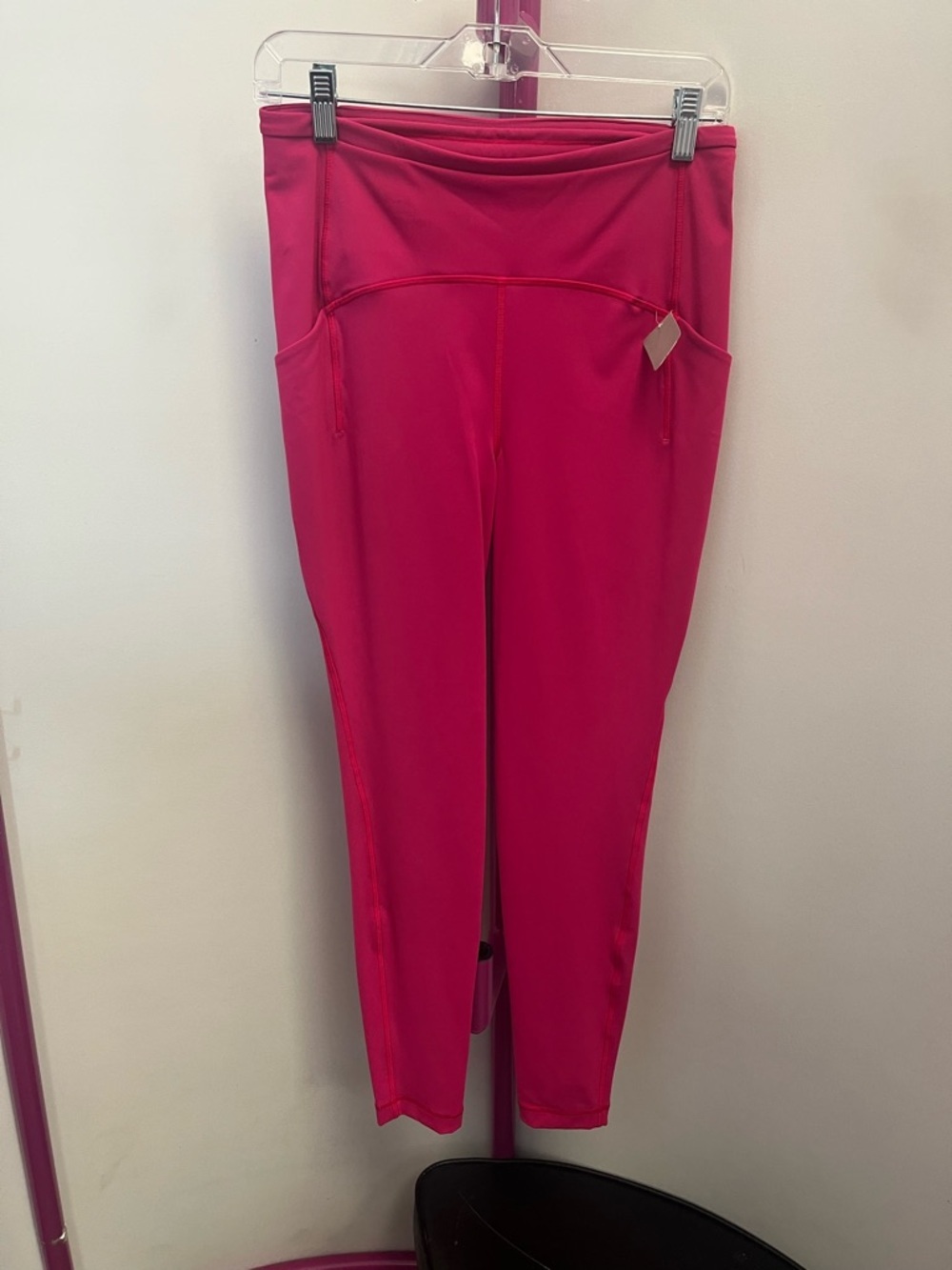 lululemon athletica High-Waist Hot Pink Leggings with Side Pockets